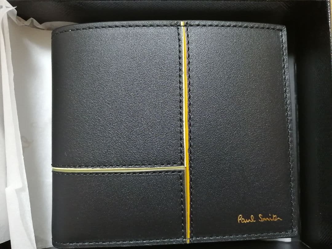 Paul Smith ブラック 二つ折り財布　ポール・スミス