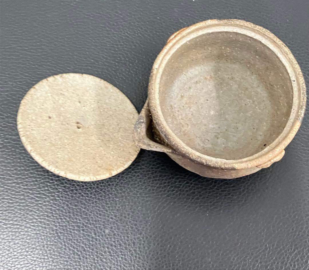 備前焼 宝瓶 桟切 煎茶道具 煎茶器 食器 工芸品 泡瓶 在銘 急須 伝統工芸