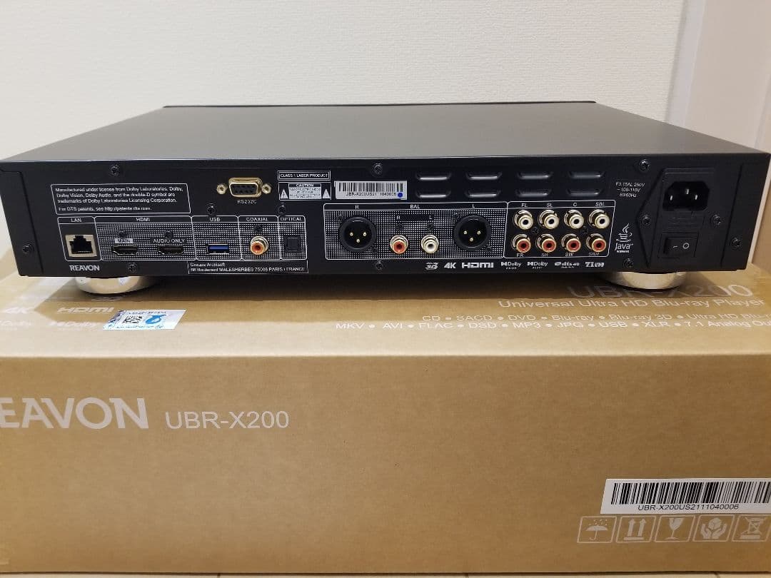 REAVON UBR-X200 ブルーレイプレーヤー