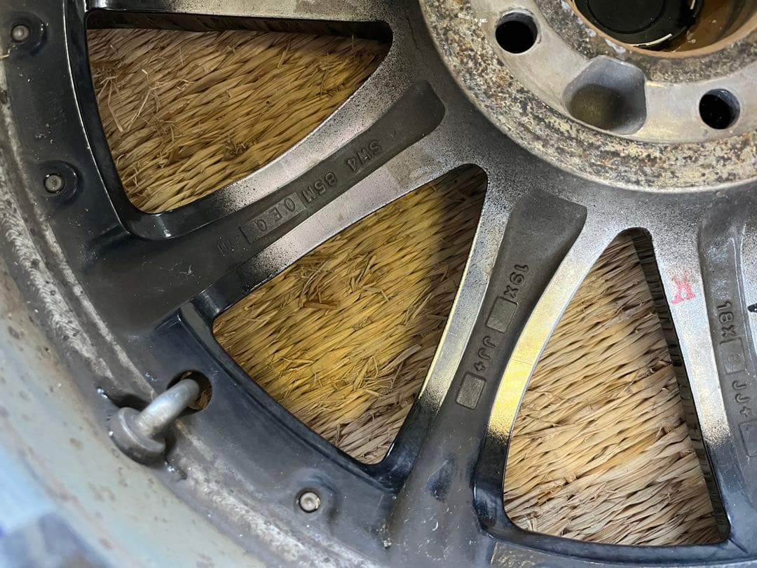 WORK SCHWERT SC418インチ 8J+45 PCD114.3 5穴