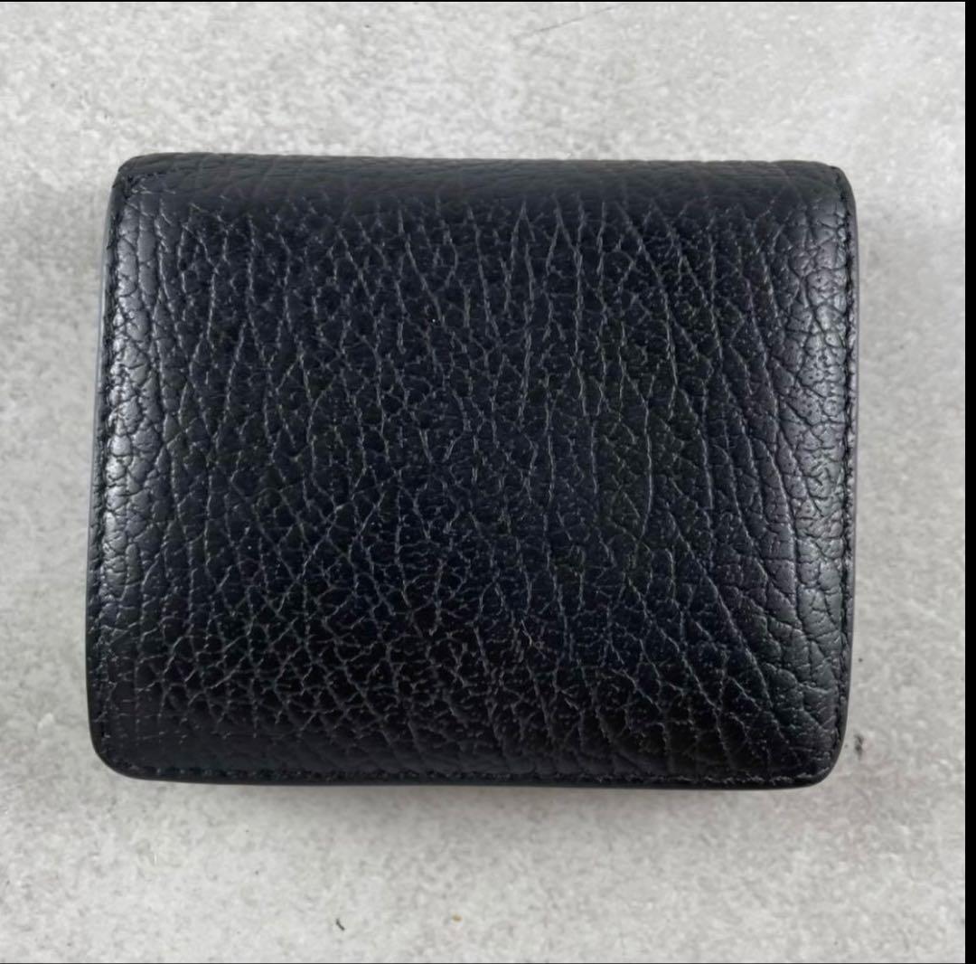 ぱ*こ様 黒のレザー二つ折り財布