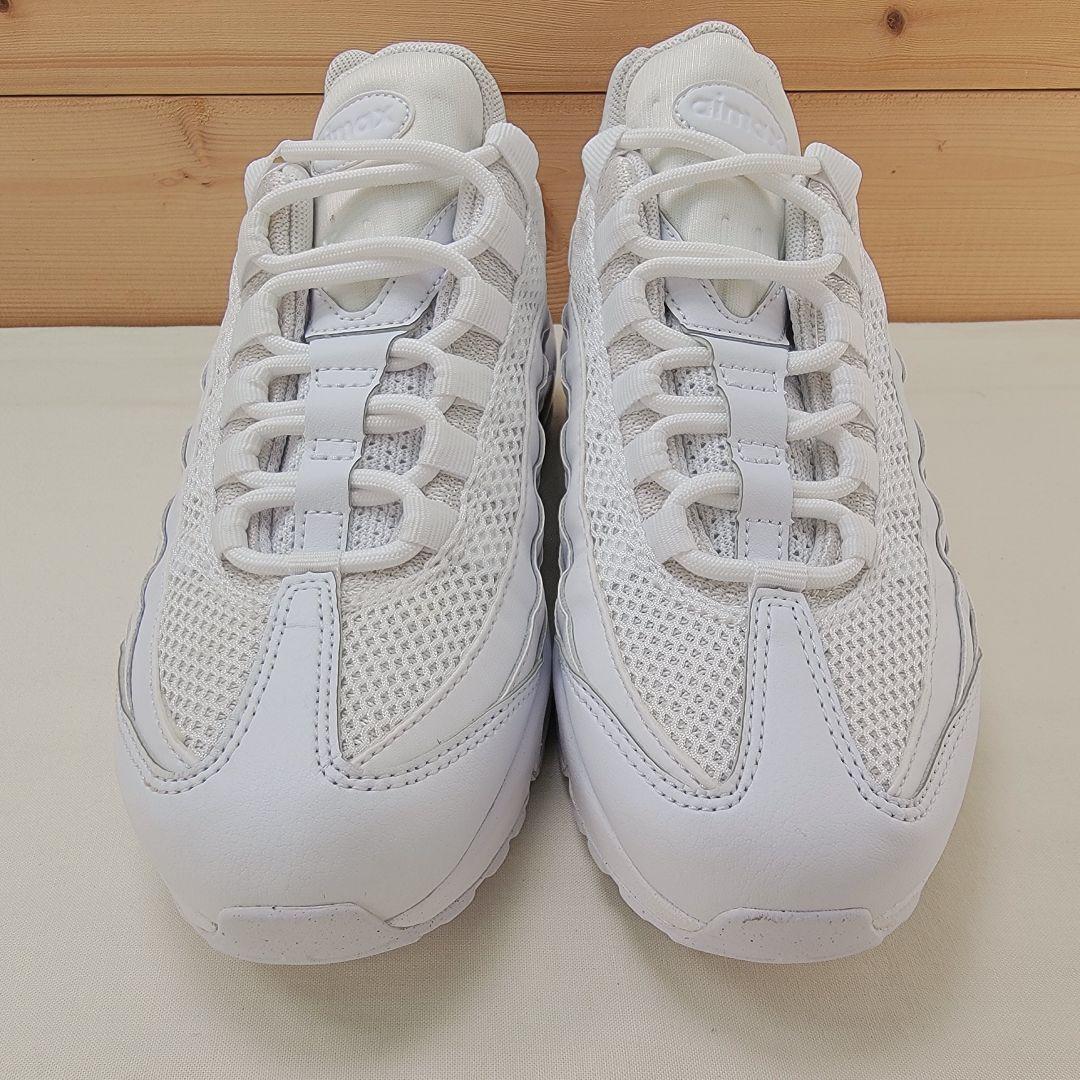 ナイキ WMNS エアマックス 95 ネクストネイチャー \"白\" 24.5㎝