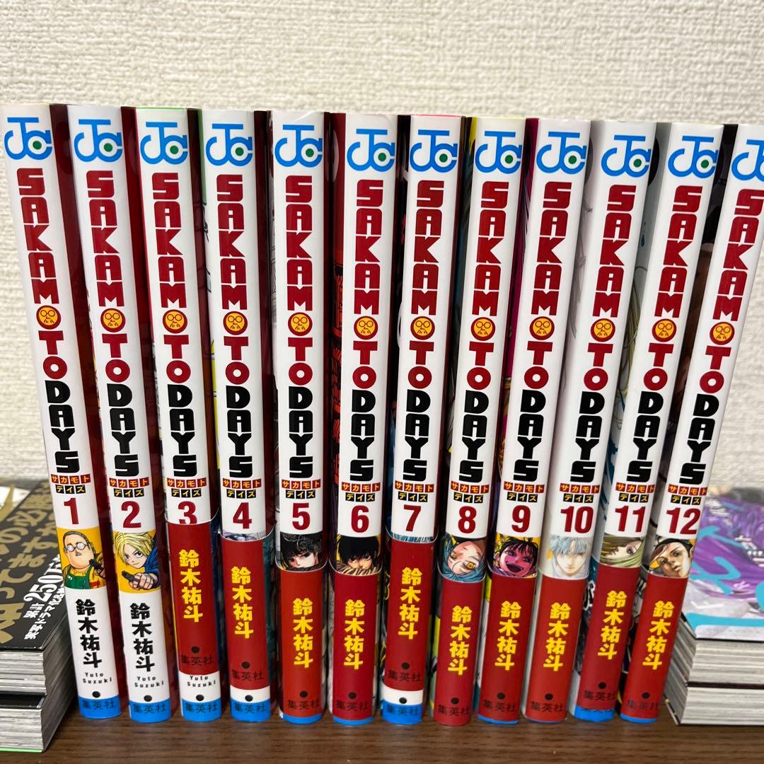 美品　SAKAMOTO DAYS 1-12巻　特典付き