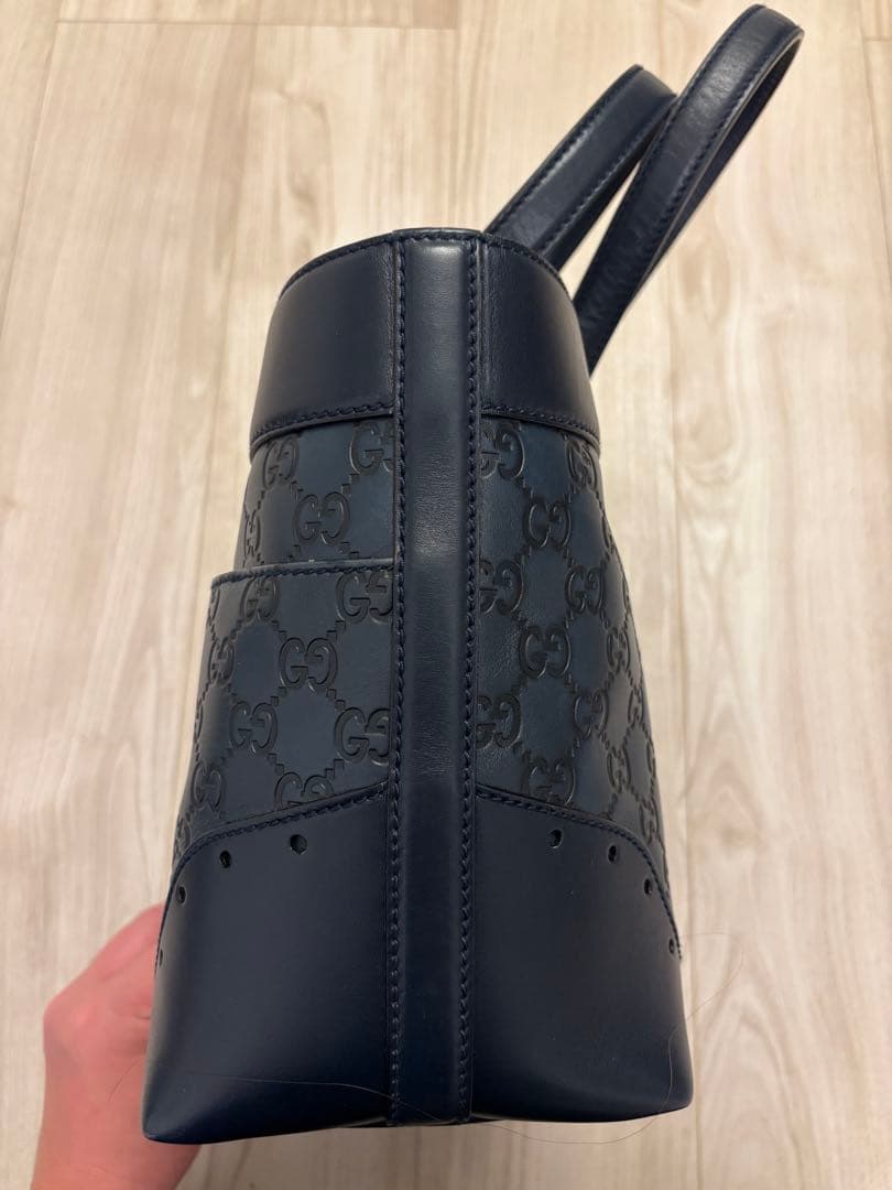 GUCCI ホースビット145993 ネイビー