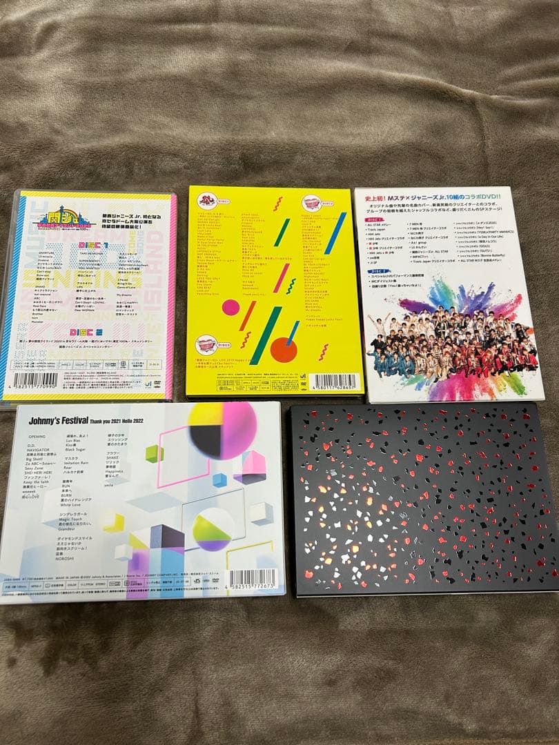 関西ジャニーズｊｒ　素顔4　ＤＶＤ　5セット　狼煙　フェスティバル　関ジュ　美品