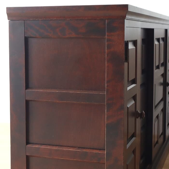 アンティーク 北海道民芸家具 下駄箱 サイドボード 収納棚 古家具