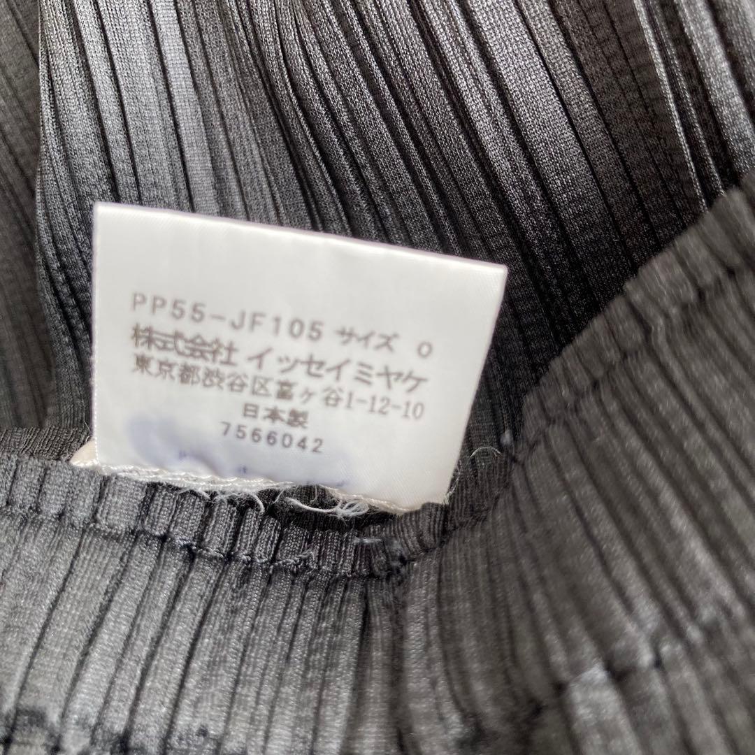 PLEATS PLEASE イッセイミヤケ　パンツ　ブラック　サイズ0