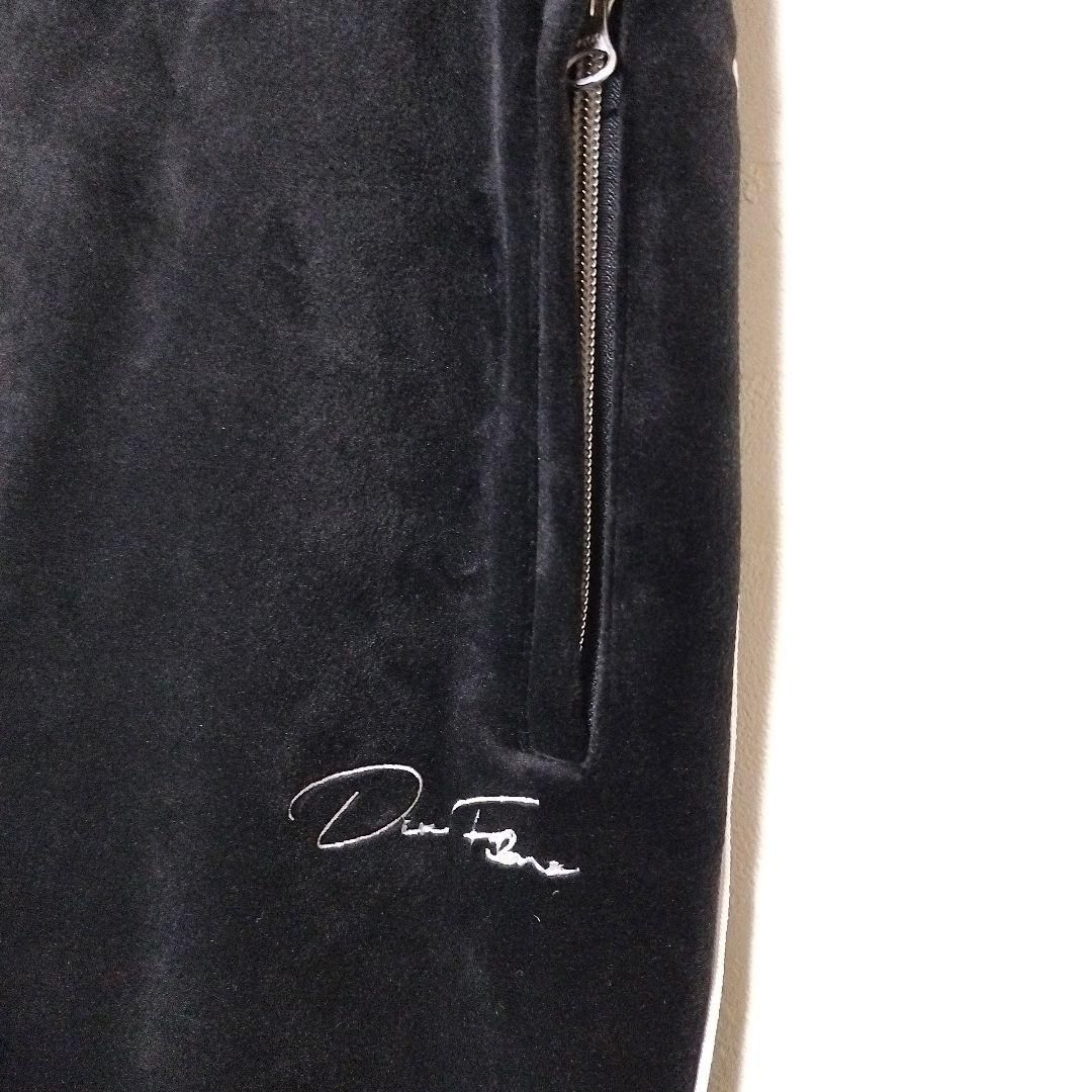 ほぼ新品 XLARGE × DexFilmz ベロアトラックパンツ 黒 XL