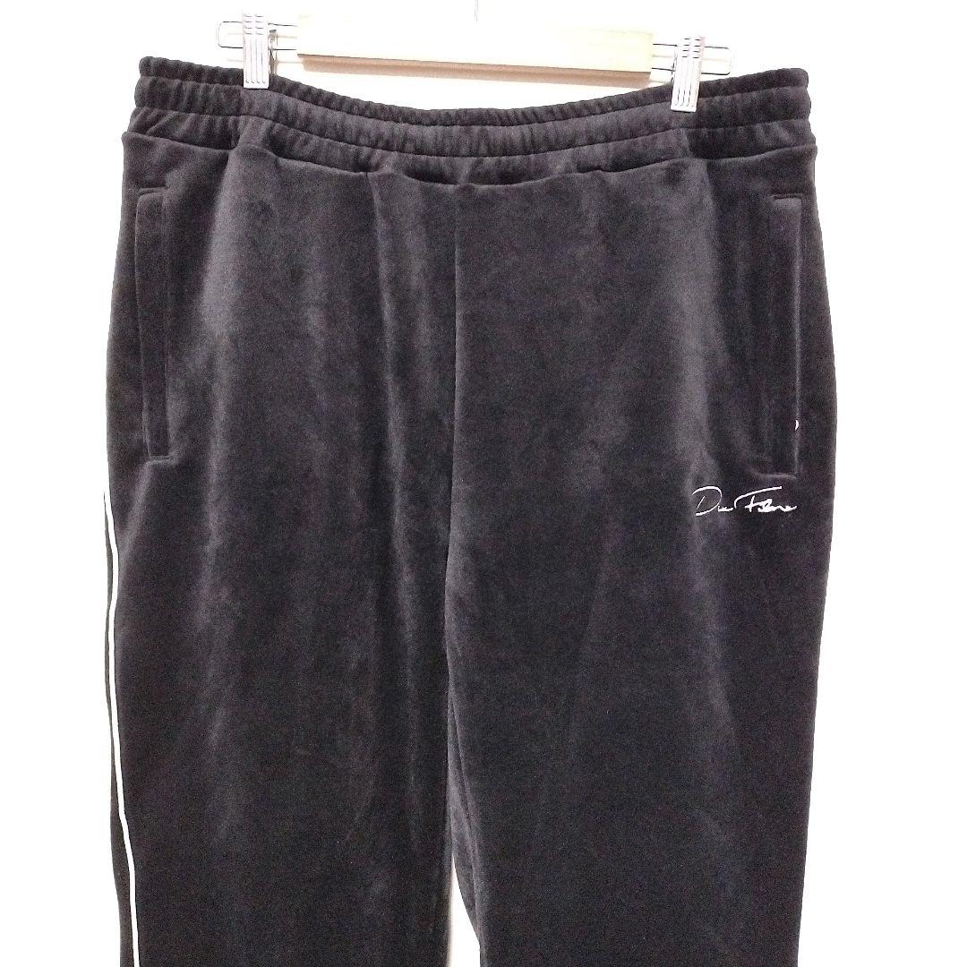 ほぼ新品 XLARGE × DexFilmz ベロアトラックパンツ 黒 XL