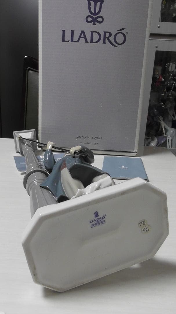 LLADRO　リヤドロ　【ガス灯】４　48cm特大箱付　陶器　リアドロ　Ｌ508