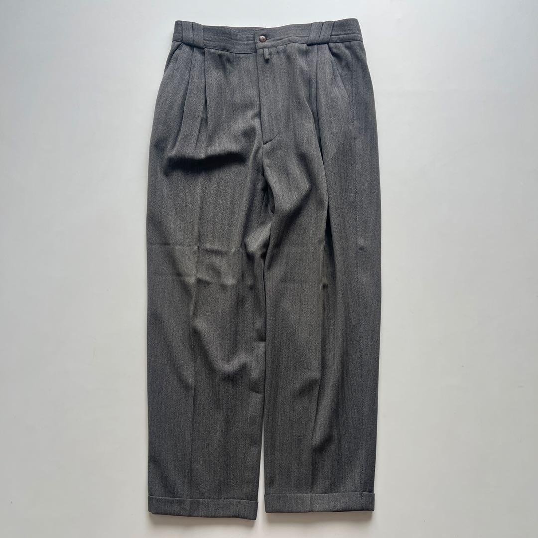 ジャンニヴェルサーチ ストライプ セットアップ メデューサボタン C265