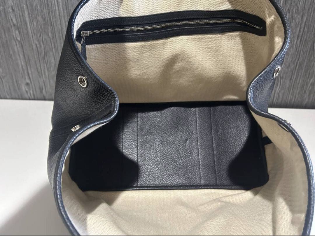 ★美品★★エルメスガーデンパーティPM ネゴンダ ブラック A4収納