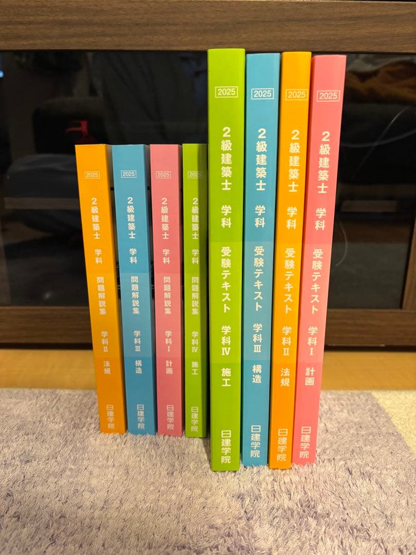 2025年版 2級建築士 学科試験対策セット