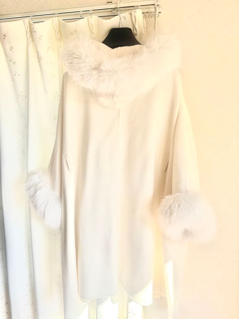 【定価:41800円】セルフォード　ファーポンチョ