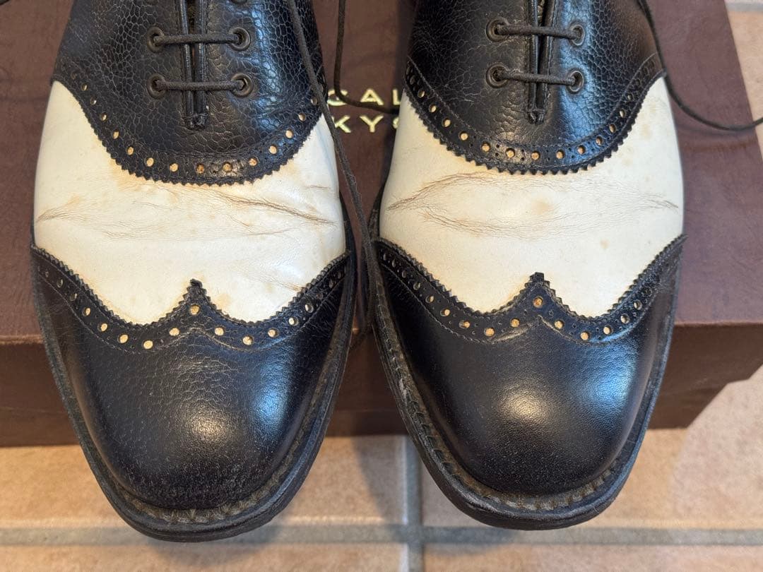 REGAL TOKYO 黒白 オックスフォードシューズ