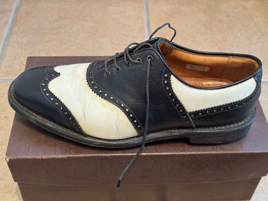 REGAL TOKYO 黒白 オックスフォードシューズ