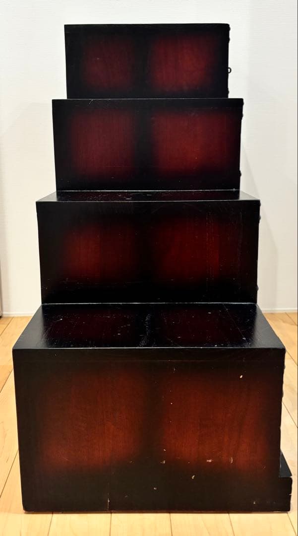 階段箪笥 インテリア 昭和レトロ 和箪笥 民芸調家具 アンティーク　②