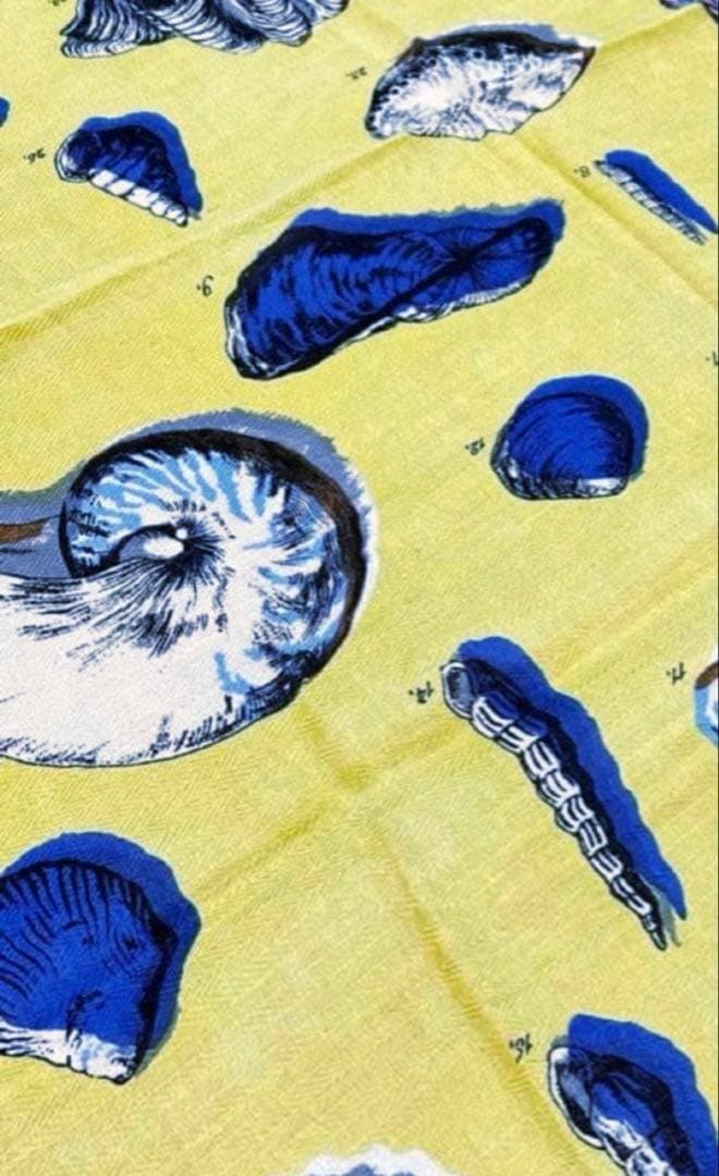 ファイナルセール新品manipuri シェル リネンコットンシルク ストール