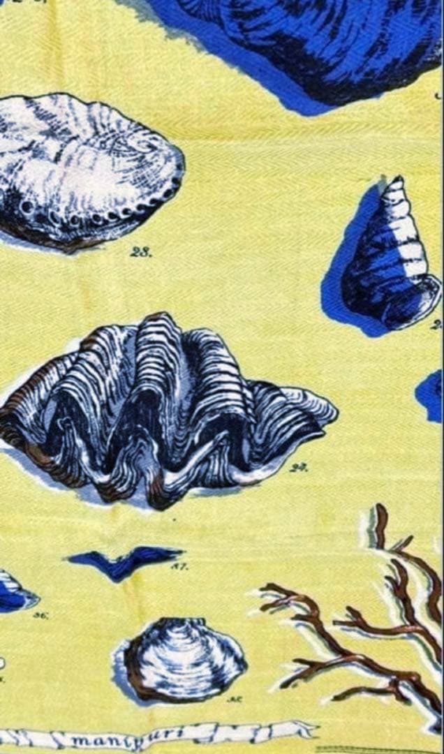 ファイナルセール新品manipuri シェル リネンコットンシルク ストール