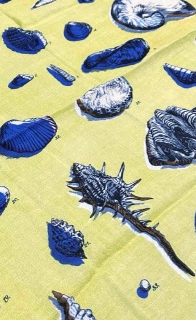 ファイナルセール新品manipuri シェル リネンコットンシルク ストール