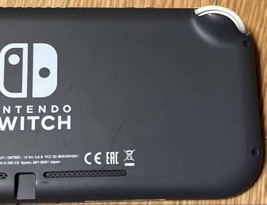 Nintendo Switch Lite グレー アダプターと箱有