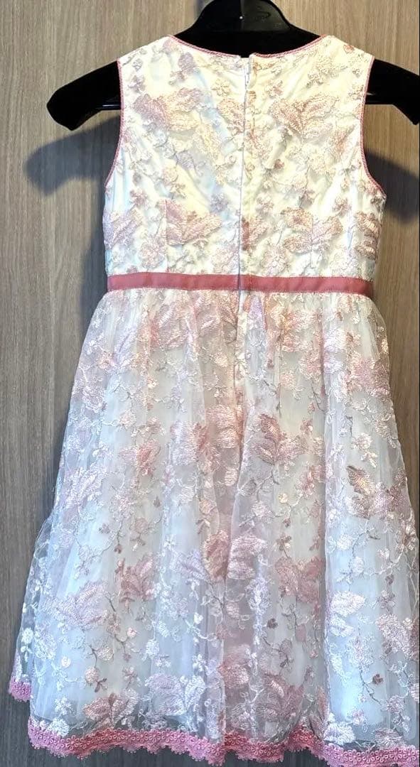 mezzo piano 刺繍ビジュー付きドレス　120