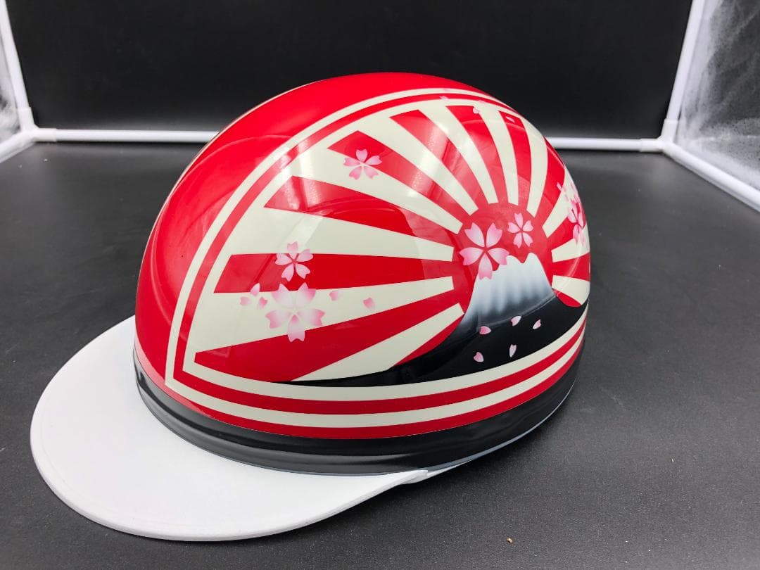 コルク半　カスタム　富士日章　三つボタン　赤白　桜　高級クリヤ送料無料