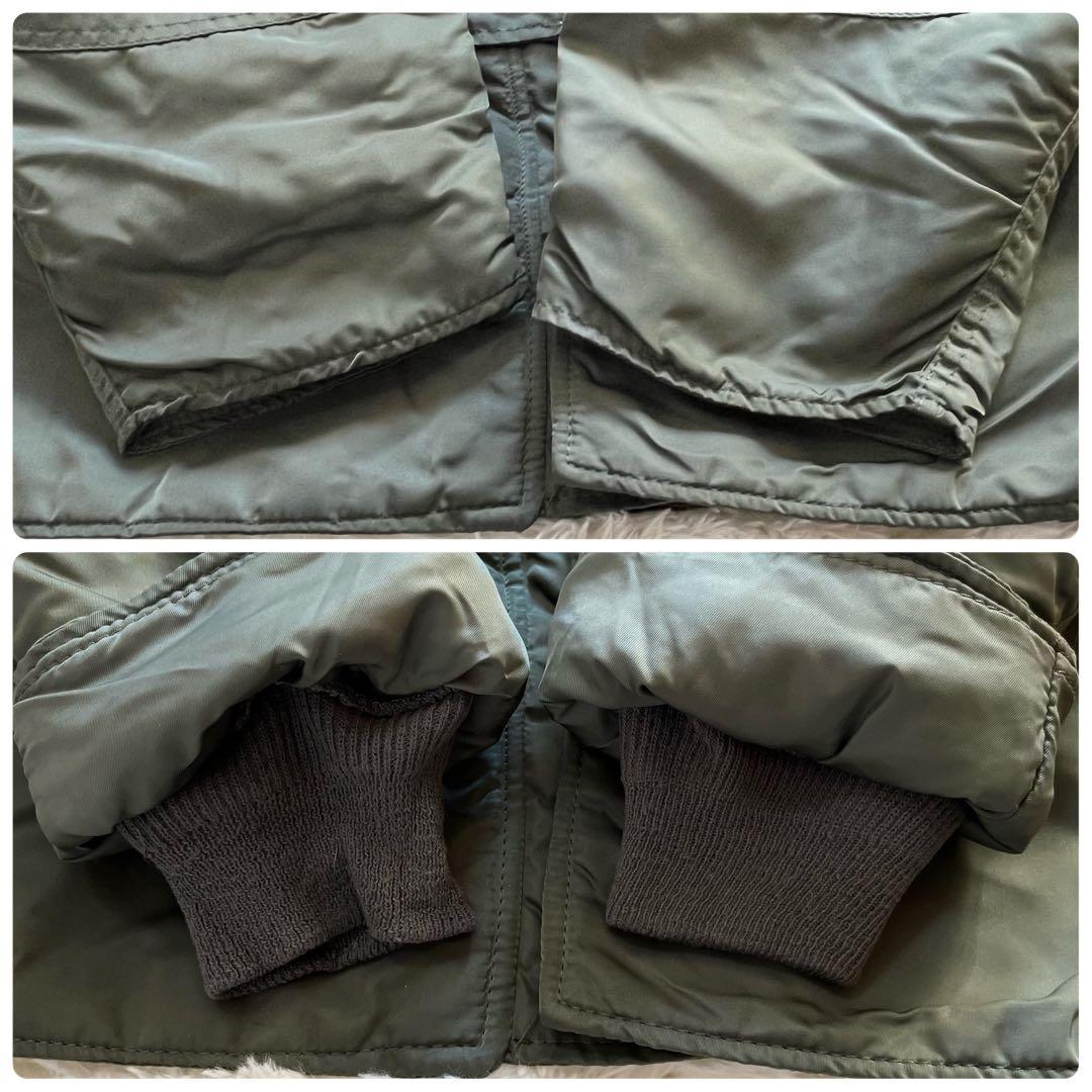 アルファインダストリーズ USA製 N-3B フライトジャケット L セージ