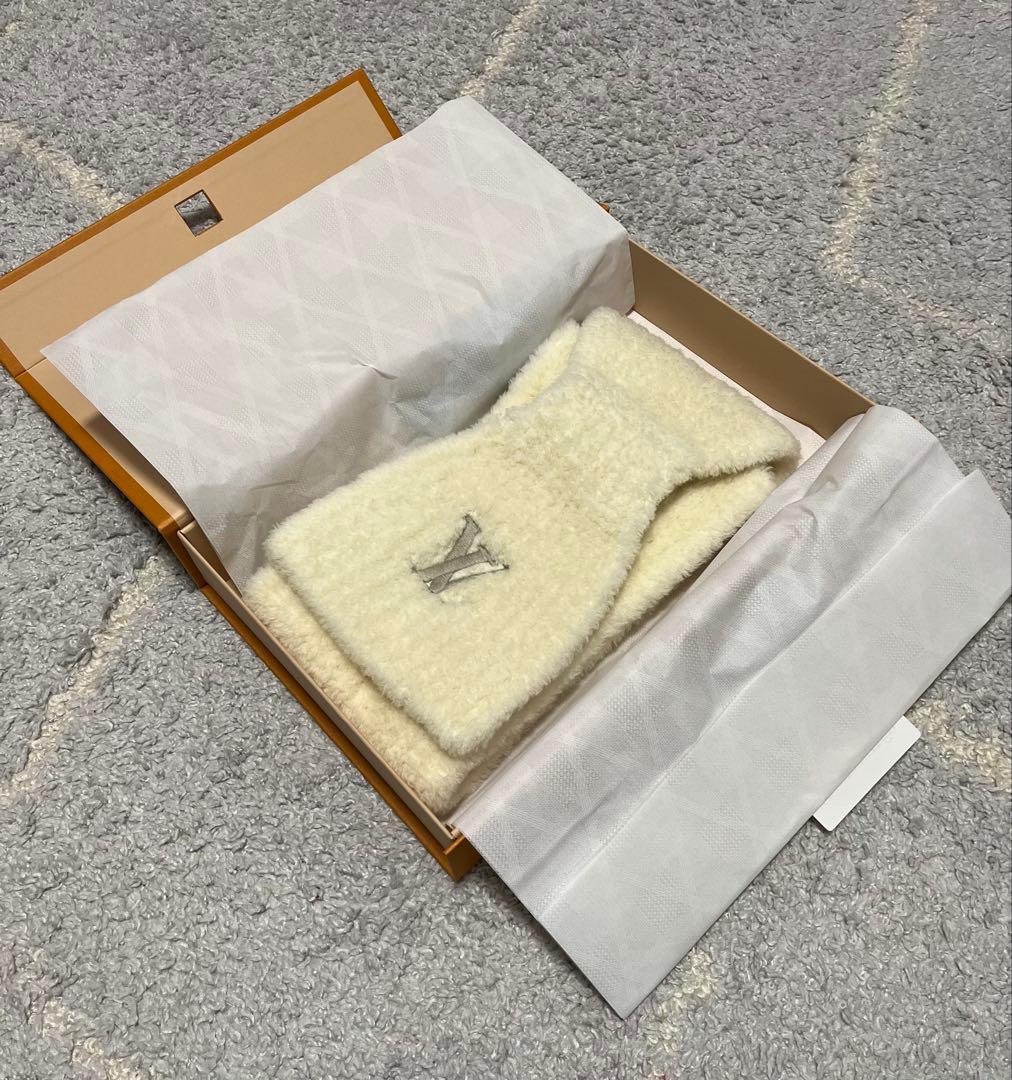 LV ロゴ刺繍 マフラー　ミニコンフィM90803