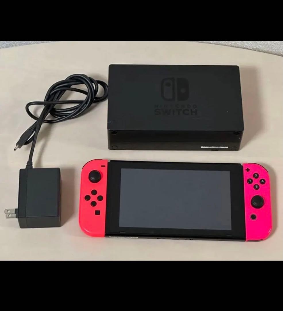 Nintendo Switch スイッチ ネオンレッド ネオンピンク 本体