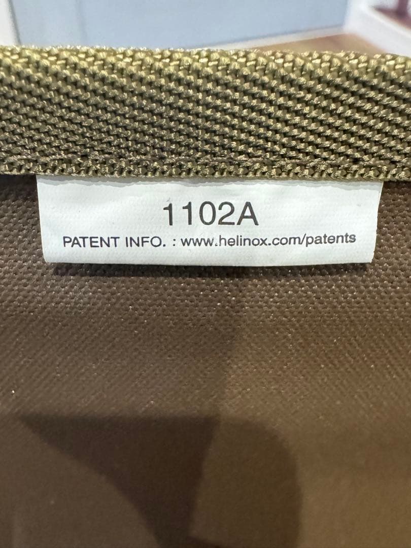 【完売品　希少】CUNExHelinox タクティカルチェア　ブラウン