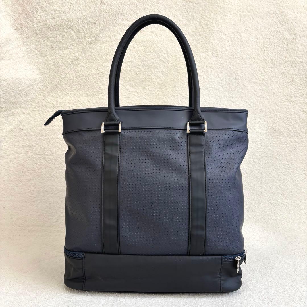 美品 ルコック 二層式 ゴルフ トートバッグ ボストンバッグ　2WAY仕様
