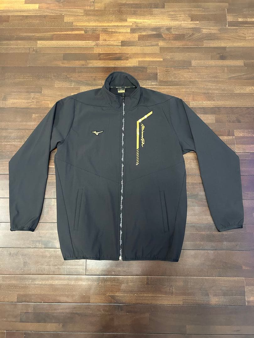 ミズノプロ　テックシールド　上下　ブラック　O（XL）サイズ