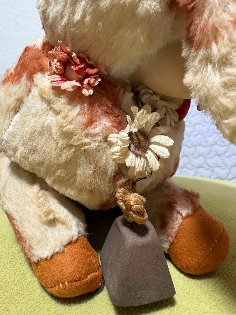 ラシュトン社ラバーフェイス牛のぬいぐるみ ヴィンテージ