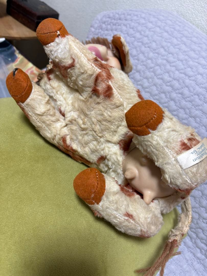 ラシュトン社ラバーフェイス牛のぬいぐるみ ヴィンテージ