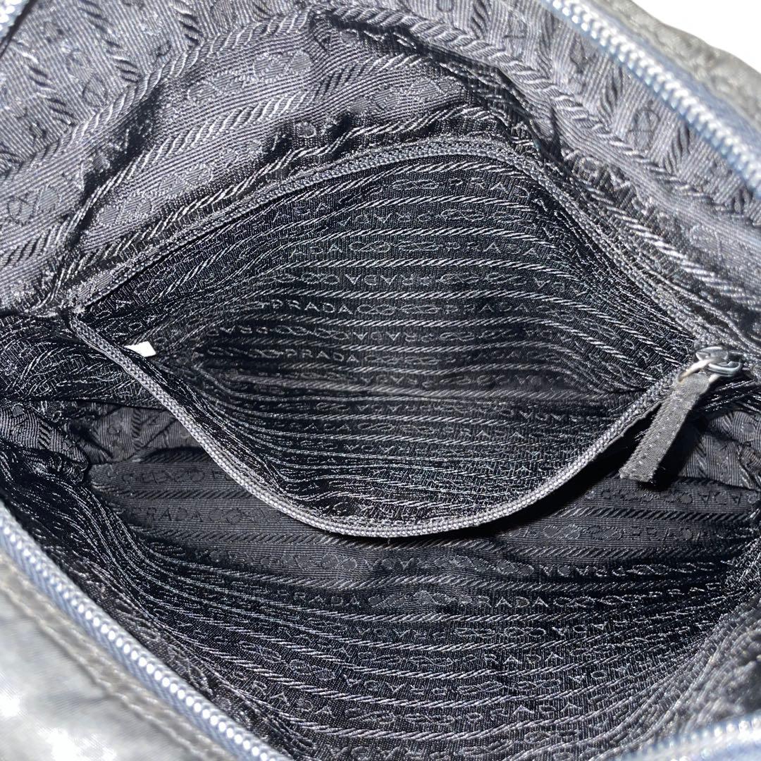 【良品】PRADA プラダ　カメラバッグ　ショルダー　ナイロン　ブラック　斜め掛