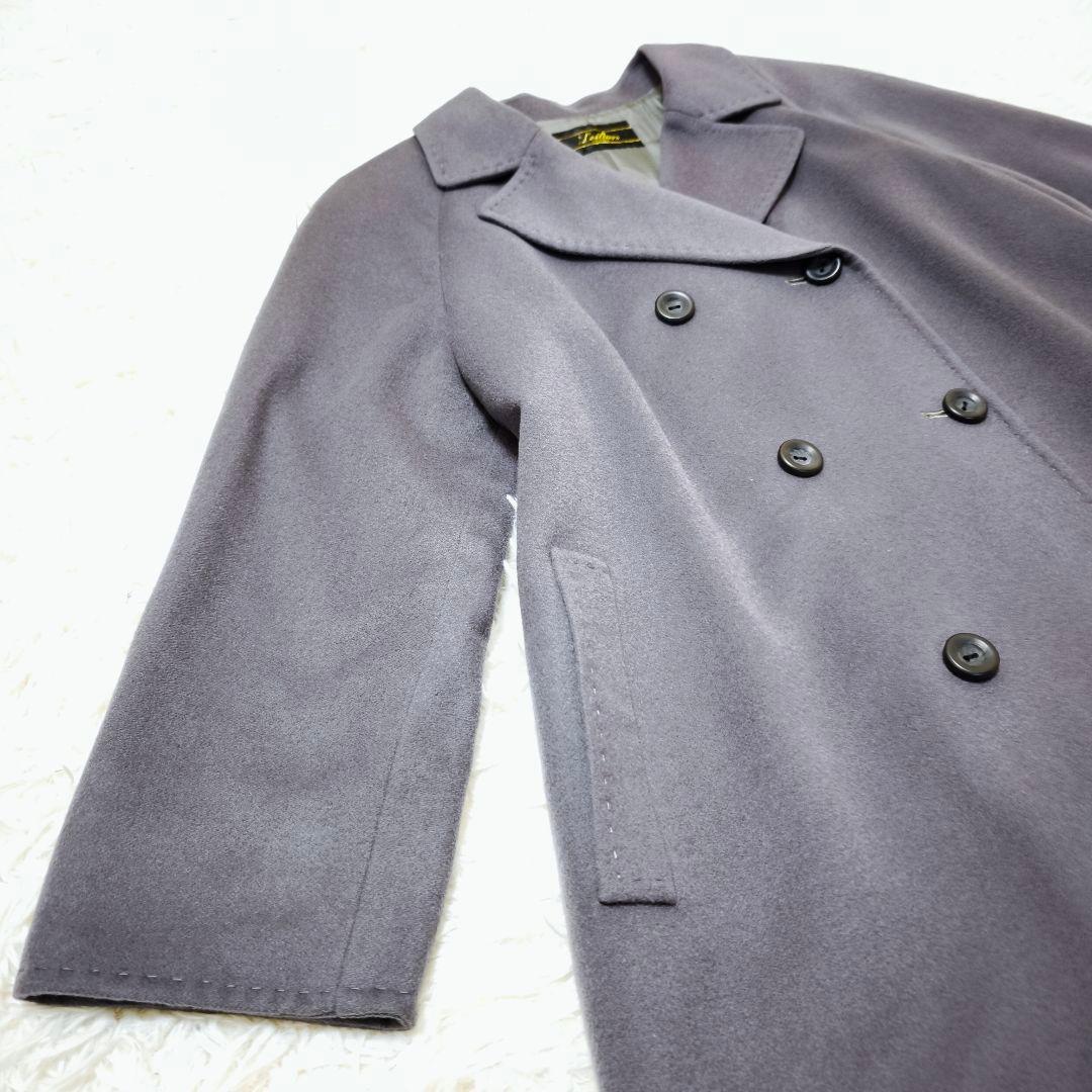 極美品 レリアン Leilianカシミヤ100%ダブルブレスト ロングコート11