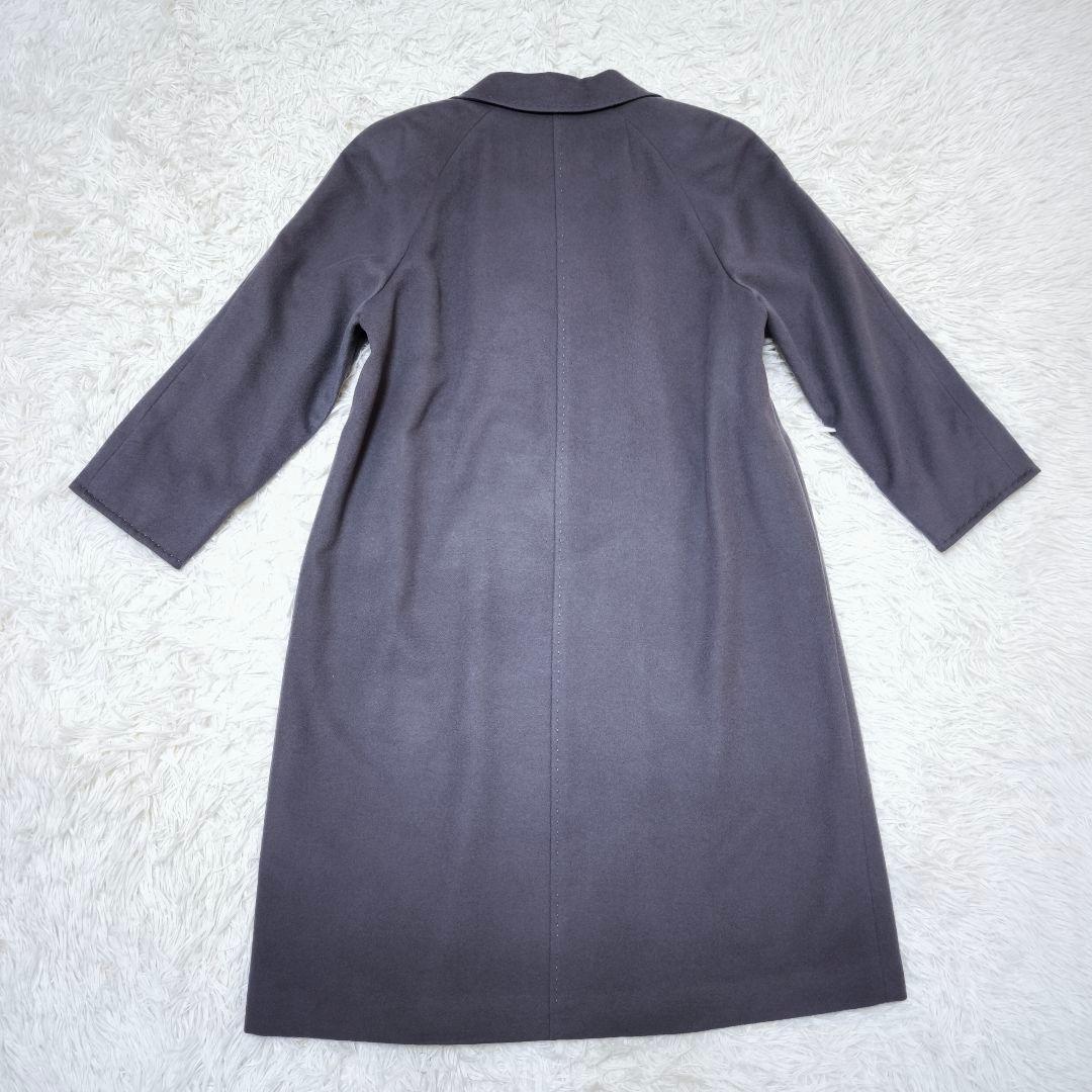 極美品 レリアン Leilianカシミヤ100%ダブルブレスト ロングコート11