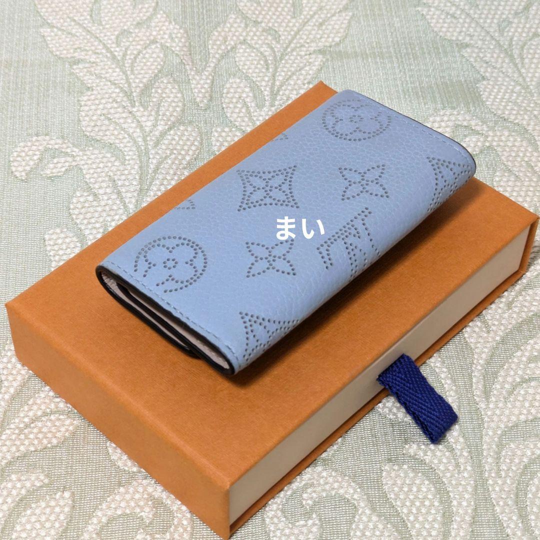 LOUISVUITTON ミュルティクレ4 マヒナ 日本限定 ブルー バイカラー