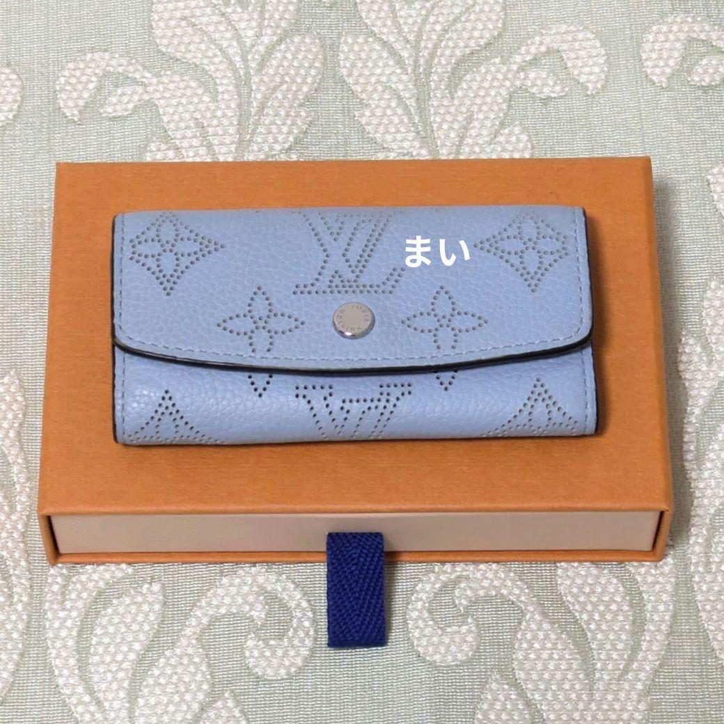 LOUISVUITTON ミュルティクレ4 マヒナ 日本限定 ブルー バイカラー