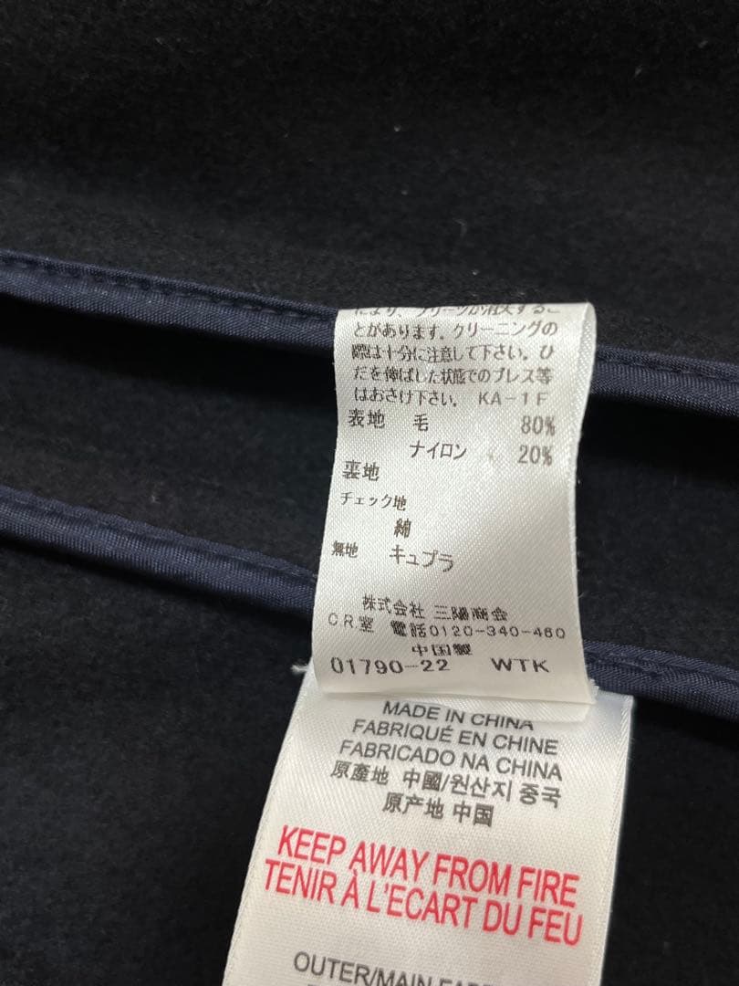 美品　アウトレット品　ウールコート　バーバリー様　140