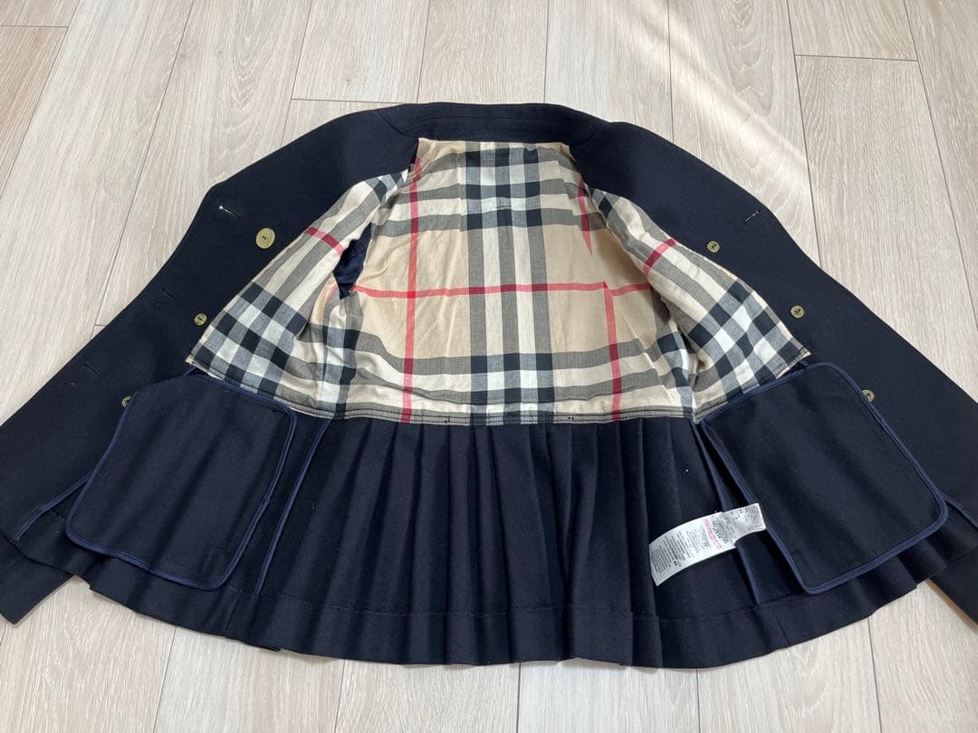 美品　アウトレット品　ウールコート　バーバリー様　140