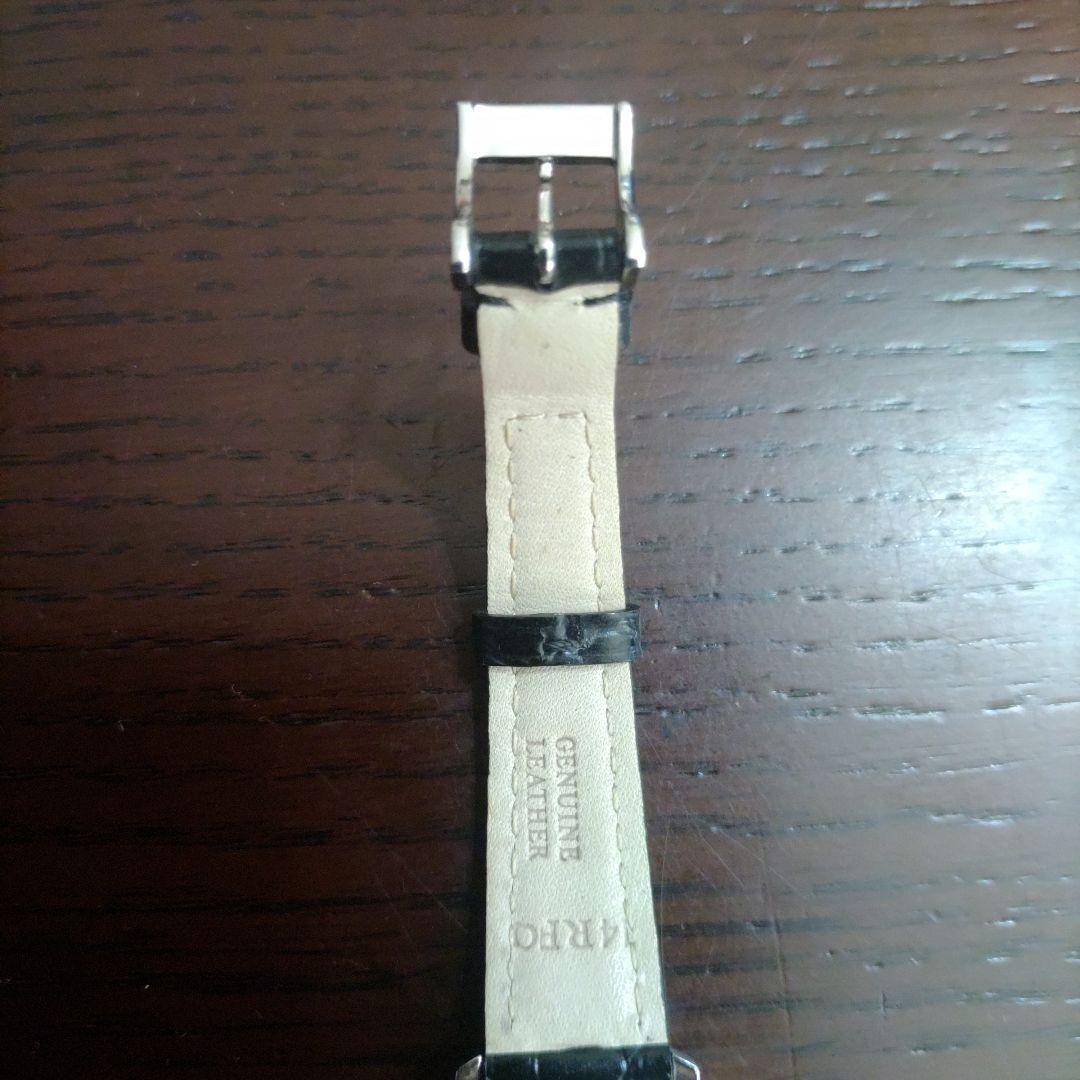 グッチ　5500L レザー　腕時計　レディース　黒革