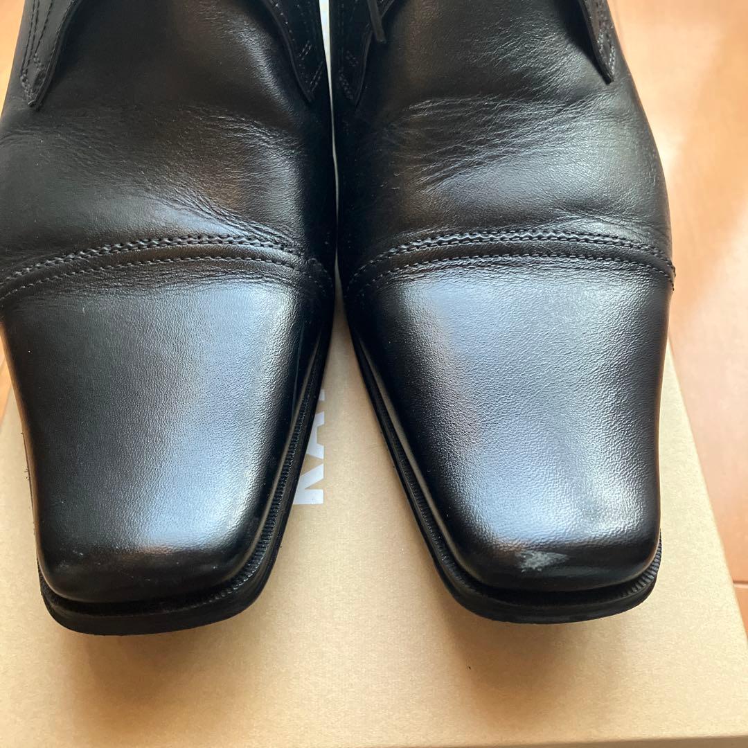 みやっちKATHARINE HAMNETT ブラックレザーシューズ