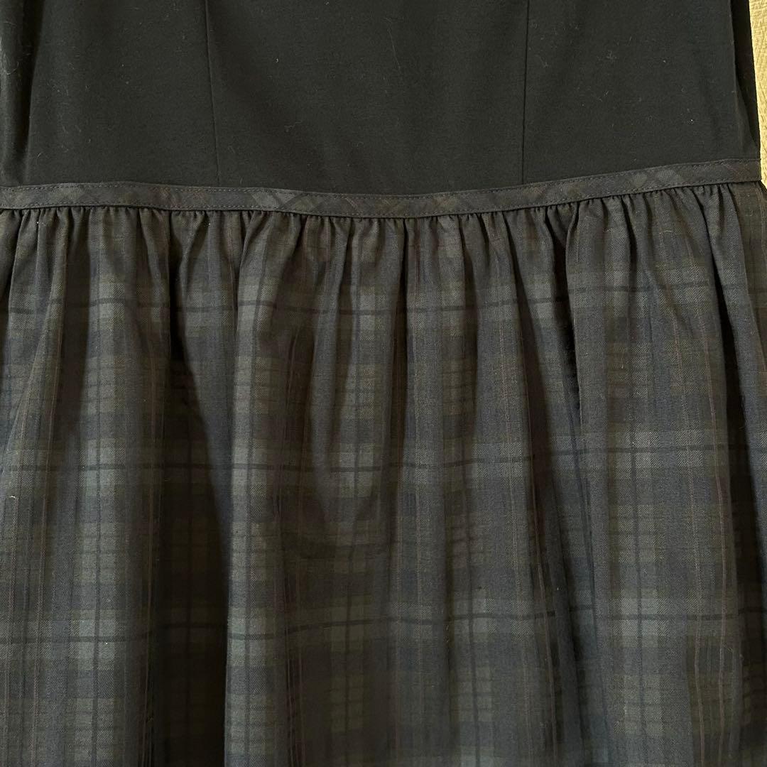 familiar ファミリア　半袖ネイビー　フォーマルワンピース 140