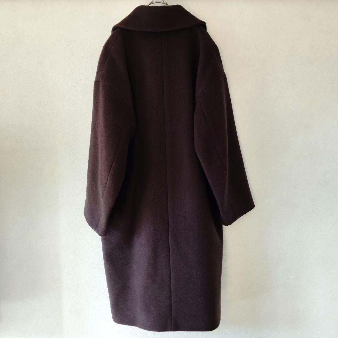 IENA MANTECO ウール混 チェスターコート ロングコート ブラウン36