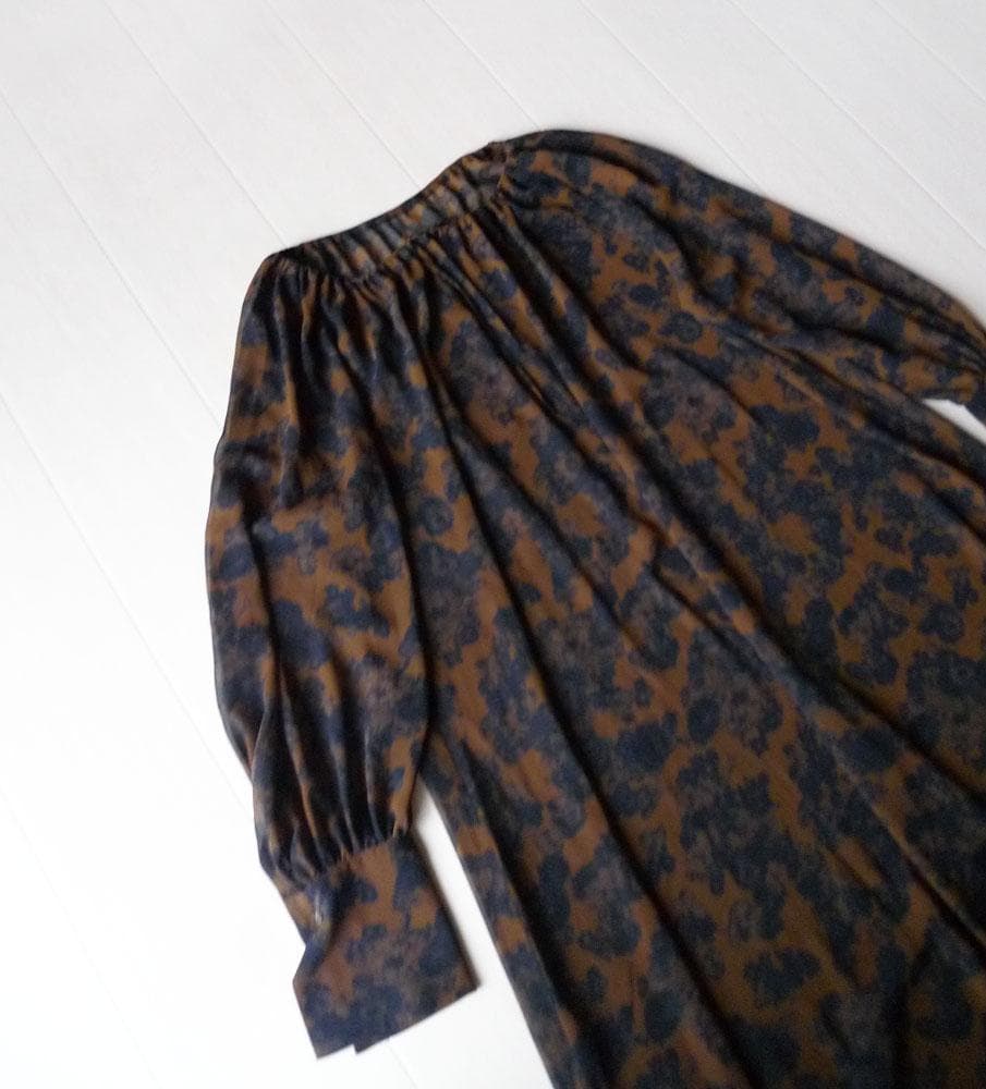 ■専用■美品【AK+1】5万円 2024年 シフォン 花柄マキシワンピース