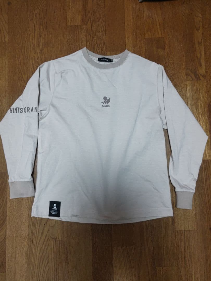8yards ハチヤーズ 長袖Tシャツ サイズS-M ベージュ系