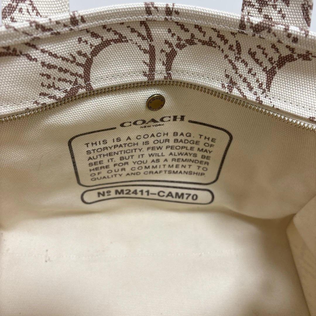 極美品❤️COACH ショルダーバッグ トート2way キャンバス シグネチャー