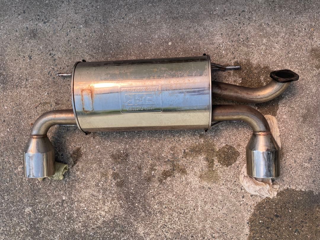 BRZ(ZC6)86(ZN6) フジツボマフラー　空タイコ化(加工)